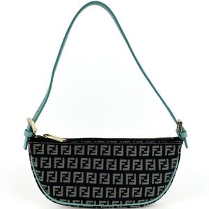 Fendi Mini Zucchino Monogram Mini Shoulder Purse